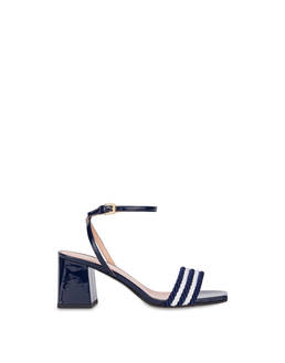 Rope On Rope sandals in patent leather and rope Photo 1