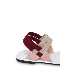 Greek Cross patent leather flat sandals Photo 5