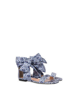 Azulejos flat sandals in satin Photo 2