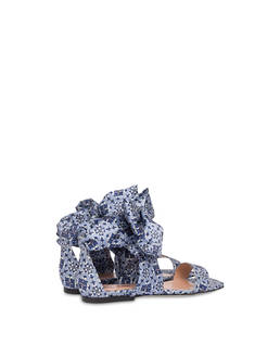 Azulejos flat sandals in satin Photo 3