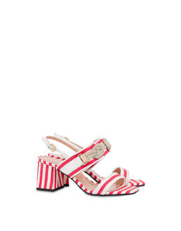 Sandali in canvas a righe Marina Photo 2