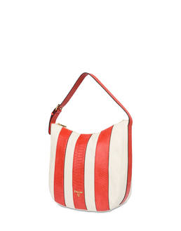 Stripe On Me hobo shoulder bag Photo 2