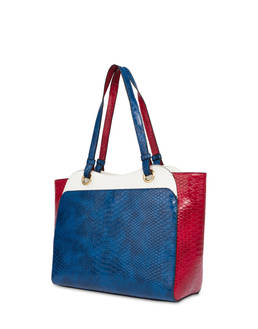 Marina Tote bag with python print Photo 3