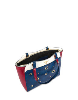 Marina Tote bag with python print Photo 4