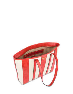 Stripe On Me canvas shopping bag Photo 4