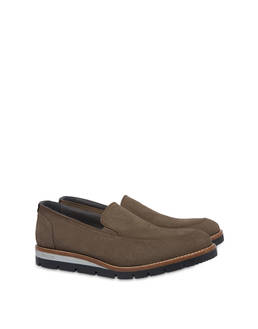Madras print nubuck loafers Photo 2