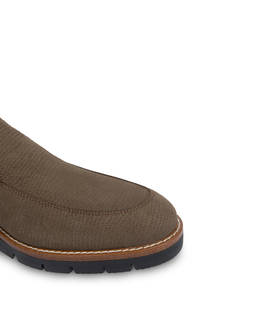 Madras print nubuck loafers Photo 5
