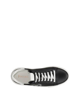 Kalbsleder-Sneaker mit Elch-Druck-Piktogramm Photo 3
