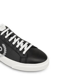 Kalbsleder-Sneaker mit Elch-Druck-Piktogramm Photo 5