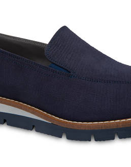 Madras print nubuck loafers Photo 5