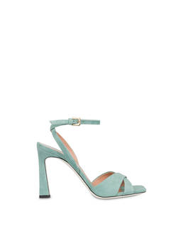 Cote d'Azur high sandals in suede Photo 1