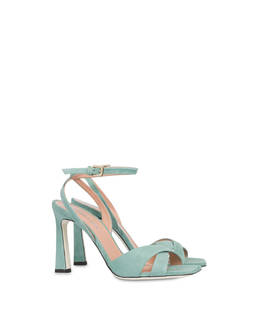 Cote d'Azur high sandals in suede Photo 2