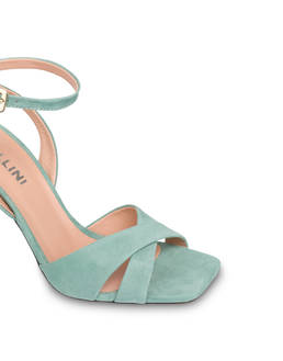Cote d'Azur high sandals in suede Photo 4