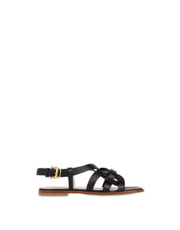 Greek Arco Wave flat cowhide sandals Photo 1