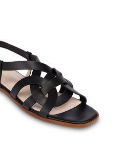 Greek Arco Wave flat cowhide sandals Photo 4