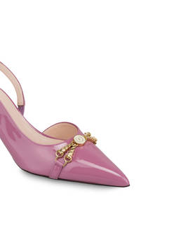 Aris patent leather slingback Photo 4