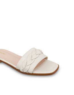 Aura flat sandals in calfskin Photo 4