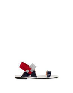 Greek Cross patent leather flat sandals Photo 1