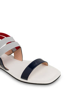 Greek Cross patent leather flat sandals Photo 4