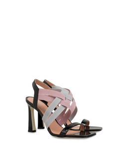 Greek Cross patent leather high sandals Photo 2
