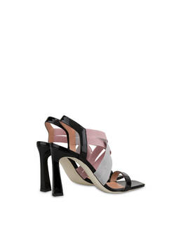 Greek Cross patent leather high sandals Photo 3