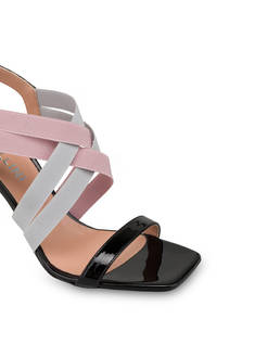 Greek Cross patent leather high sandals Photo 4