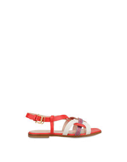 Greek Arco Wave calfskin flat sandals Photo 1