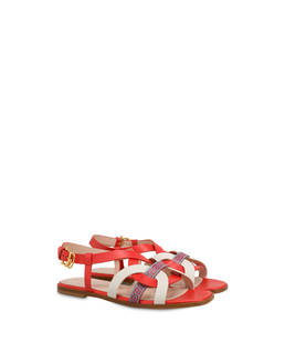 Greek Arco Wave calfskin flat sandals Photo 2