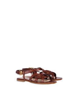 Greek Arco Wave flat cowhide sandals Photo 2