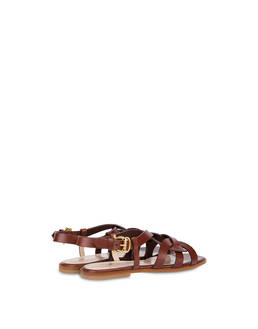 Greek Arco Wave flat cowhide sandals Photo 3