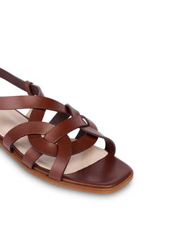 Greek Arco Wave flat cowhide sandals Photo 4