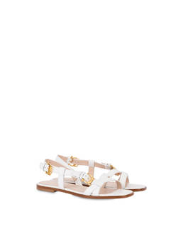Sandali flat in vernice Buckle Notes Photo 2