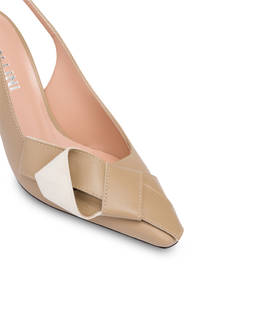 Slingback in vitello La Mer Rouge Photo 4