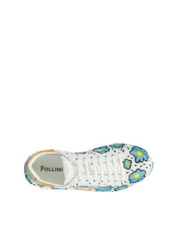 'Please don't eat the flowers' leather sneakers with floral print Photo 3