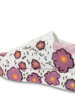 'Please don't eat the flowers' floral print sneakers Photo 5