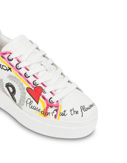 'Please don't eat the flowers' sneakers Photo 5