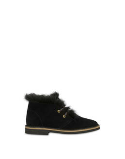 Desert boots in split-grain leather Photo 1