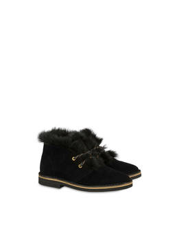 Desert boots in split-grain leather Photo 2