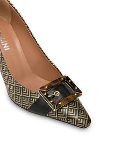 Grand Budapest Hotel printed calfskin pumps Photo 4