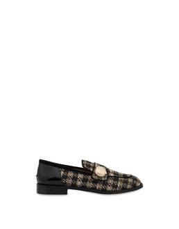 Pied de Poule Queen loafers Photo 1