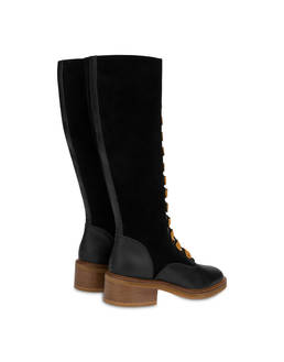 Uniform split-leather boots Photo 3