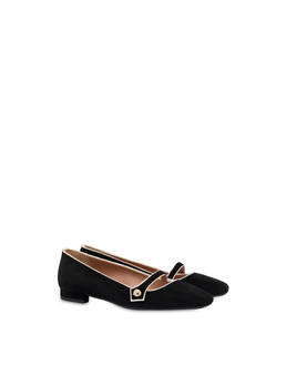 Mary Jane ballet flats in Queen suede Photo 2