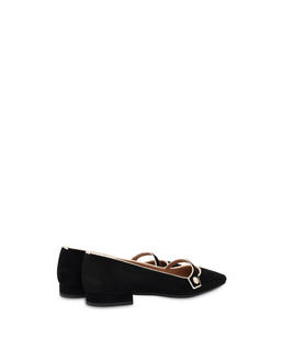 Mary Jane ballet flats in Queen suede Photo 3