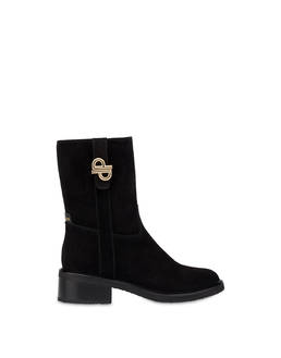 Twin P split-leather ankle boots Photo 1