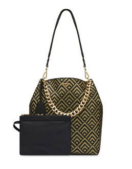 Hobo bag con pattern geometrico Darlene Photo 5