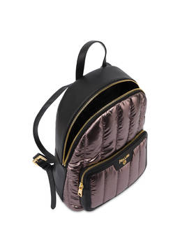 Shiny Tank metallic nylon backpack Photo 4