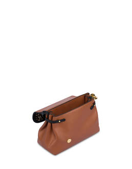 Borsa a spalla in vitello e cavallino Cabiria Buckle Photo 4