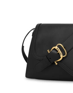 Borsa a spalla in vitello Cabiria Buckle Photo 5