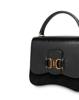 Borsa a mano in naplak e crosta Natalia Photo 5