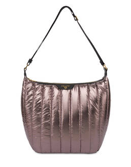 Hobo bag in nylon metallizzato Shiny Tank Photo 1